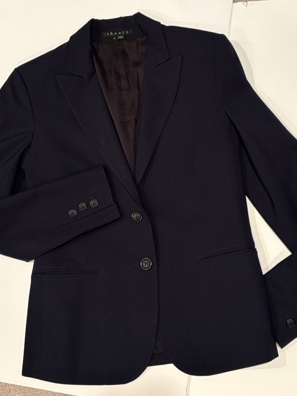 Theory Women's Navy Nichelle Blazer